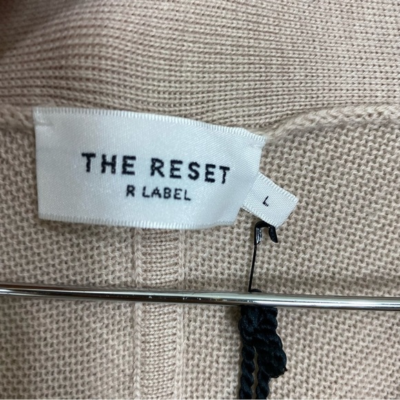 The Reset R Label Kimono Cardigan Natural Sz L Wool - Picture 2 of 6